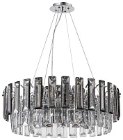 Люстра подвесная Ton 2159/09/08P Stilfort серая прозрачная на 8 ламп, основание хром в стиле современный Люстра подвесная Ton 2159/09/08P Stilfort серая прозрачная на 8 ламп, основание хром в стиле современный